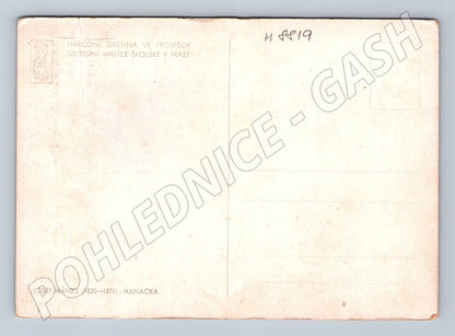 Postcard Josef Mánes Hanáček ethnography (M8819)