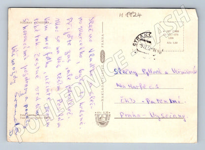 Postcard Chodsko bagpiper folklore ethnography (M8824)