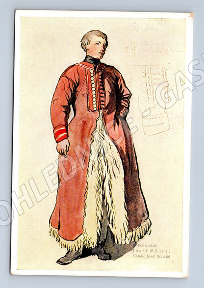 Postcard Haná folk costume ethnography, unused (M8829)