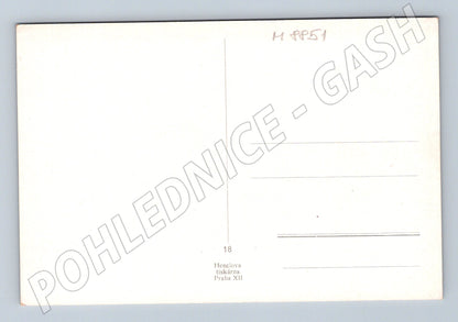 Pohlednice etnografie Josef Mánes kroj (M8851)