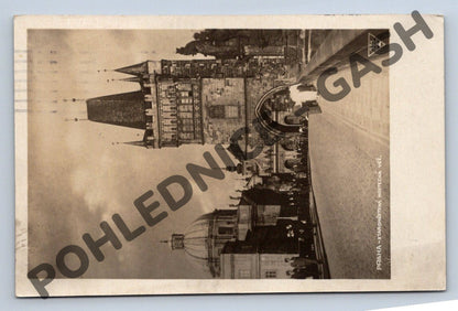 Pohlednice Praha Staroměstská mostecká věž 1928 (M886)
