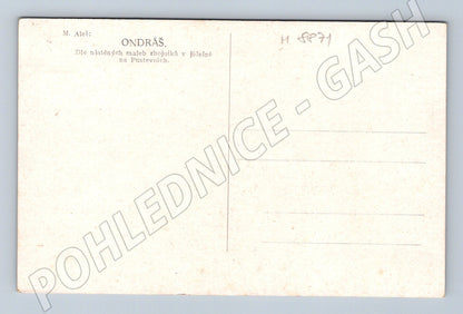 Postcard Ondráš M Aleš Pustevny folklore (M8871)