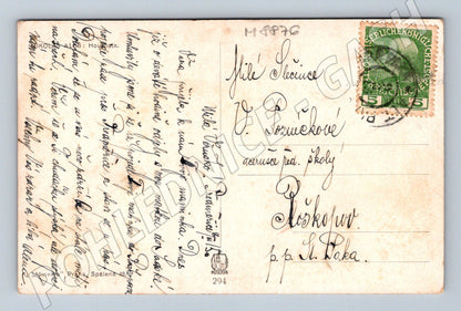 Pohlednice houslista v kroji etno 1908 (M8876)