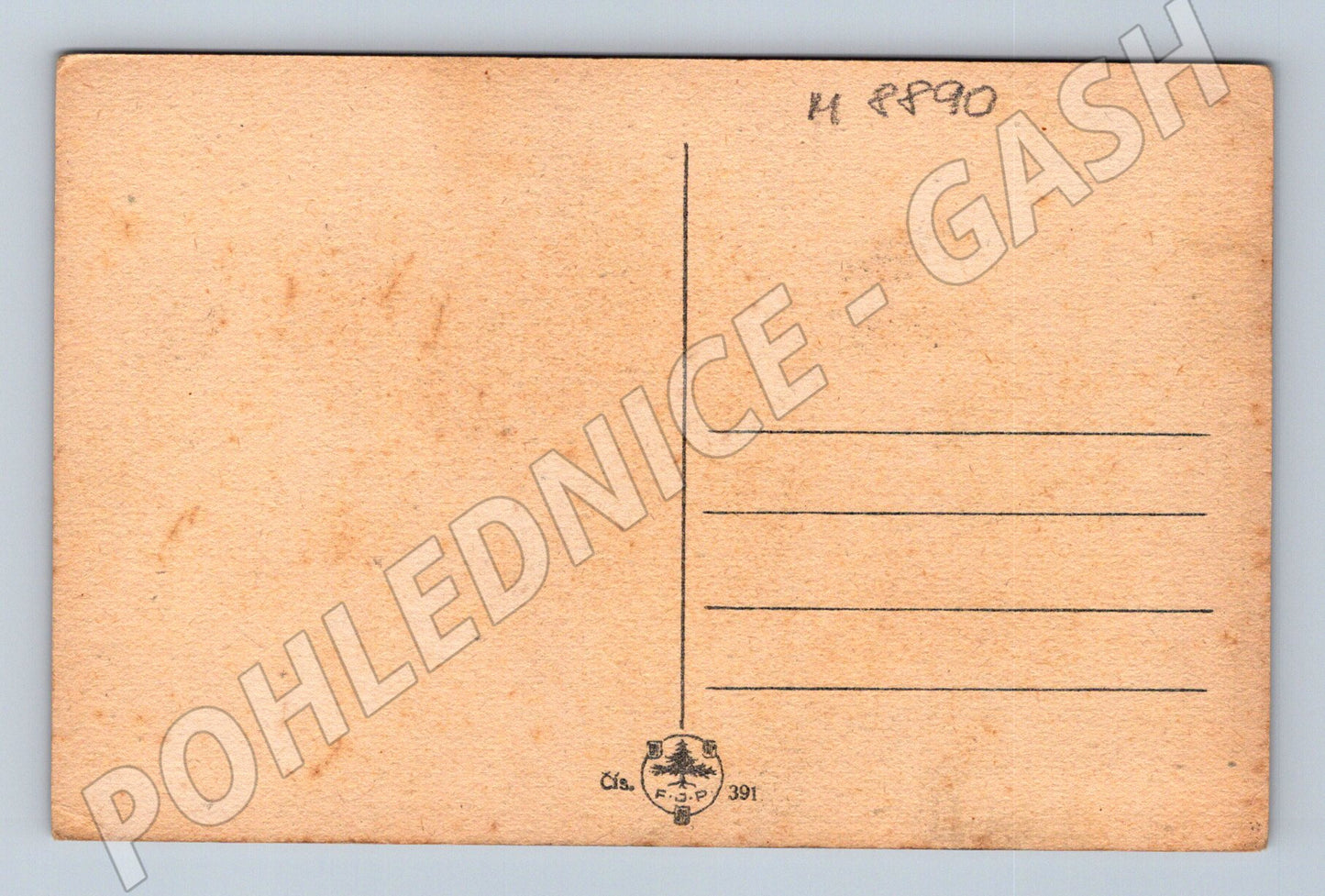 Pohlednice taneční pár v krojích kolor (M8890)