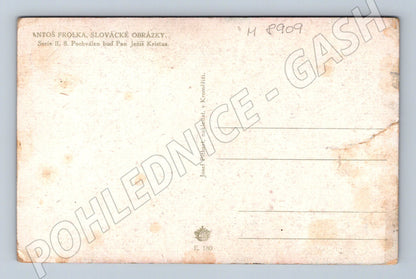 Postcard A Frolka Slovak pictures of ethnography (M8909)