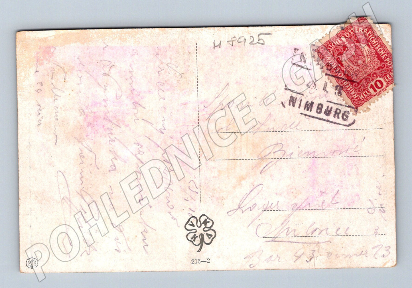 Postcard Czech costume Nymburk RU old (M8925)
