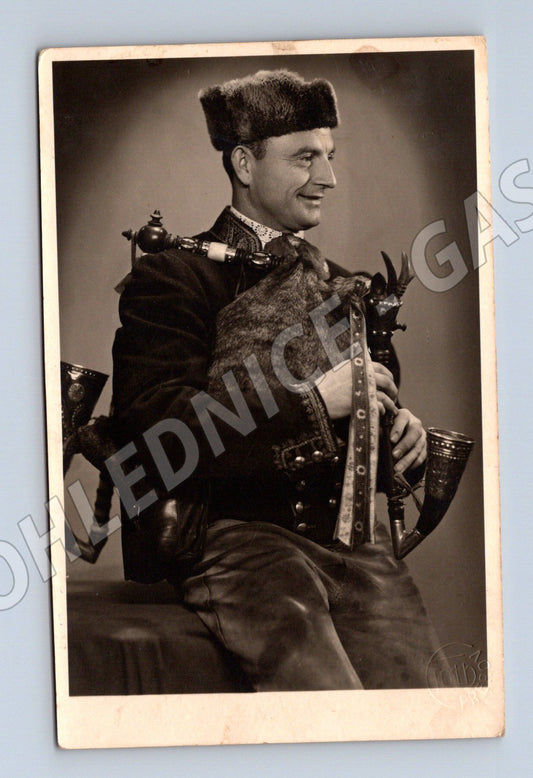 Pohlednice Strakonický dudák Jan Matásek 1941 (M8931)