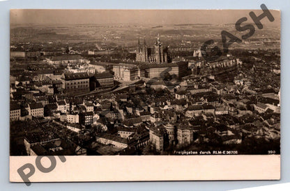 Pohlednice Praha Pražský hrad Hradčany černobílá (M897)