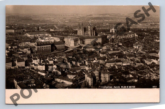 Pohlednice Praha Pražský hrad Hradčany černobílá (M897)