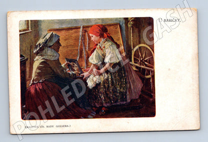 Pohlednice U babičky Chodsko Špillar etnografie (M9000)