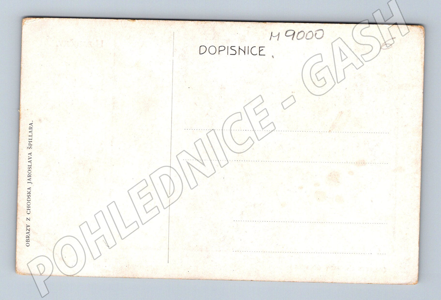 Pohlednice U babičky Chodsko Špillar etnografie (M9000)