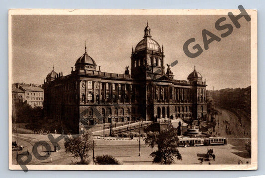 Pohlednice Praha Národní muzeum Václavské náměstí (M901)