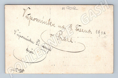 Pohlednice dívka v českém kroji Praha 1920 (M9012)
