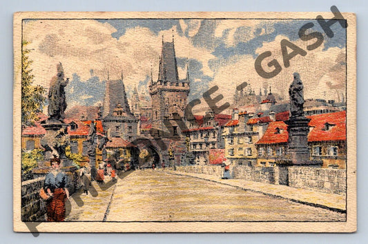 Pohlednice Praha Karlův most a Malá Strana (M903)