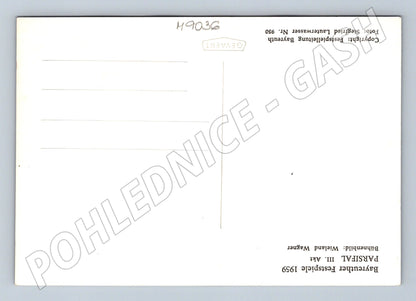 Postcard Bayreuth 1959 Parsifal Act III (M9036)