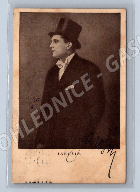 Pohlednice portrét osobnosti Štenc Praha 1921 (M9048)