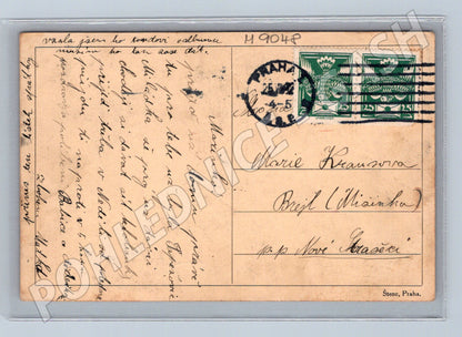 Pohlednice portrét osobnosti Štenc Praha 1921 (M9048)