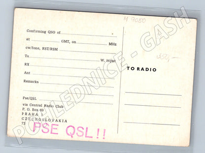 Pohlednice QSL Pilsner Urquell Central Radio (M9050)