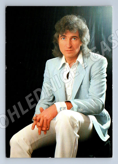 Postcard Jiří Štědroň Czech singer (M9055)
