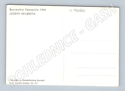 Postcard Joseph Keilberth Bayreuth 1954 (M9060)