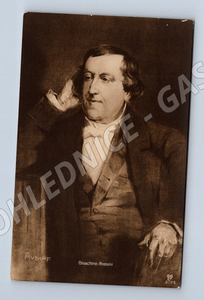 Pohlednice Gioachino Rossini portrét (M9068)