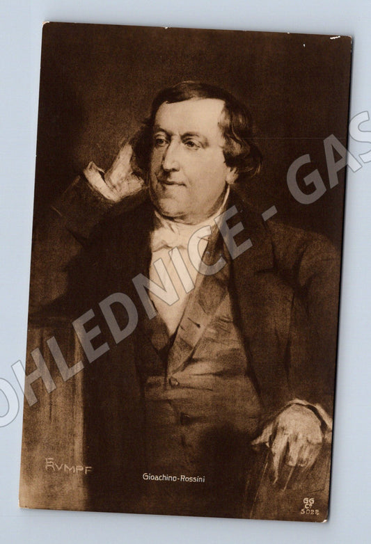 Pohlednice Gioachino Rossini portrét (M9068)