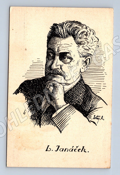Pohlednice Leoš Janáček Peithner 1938 (M9069)