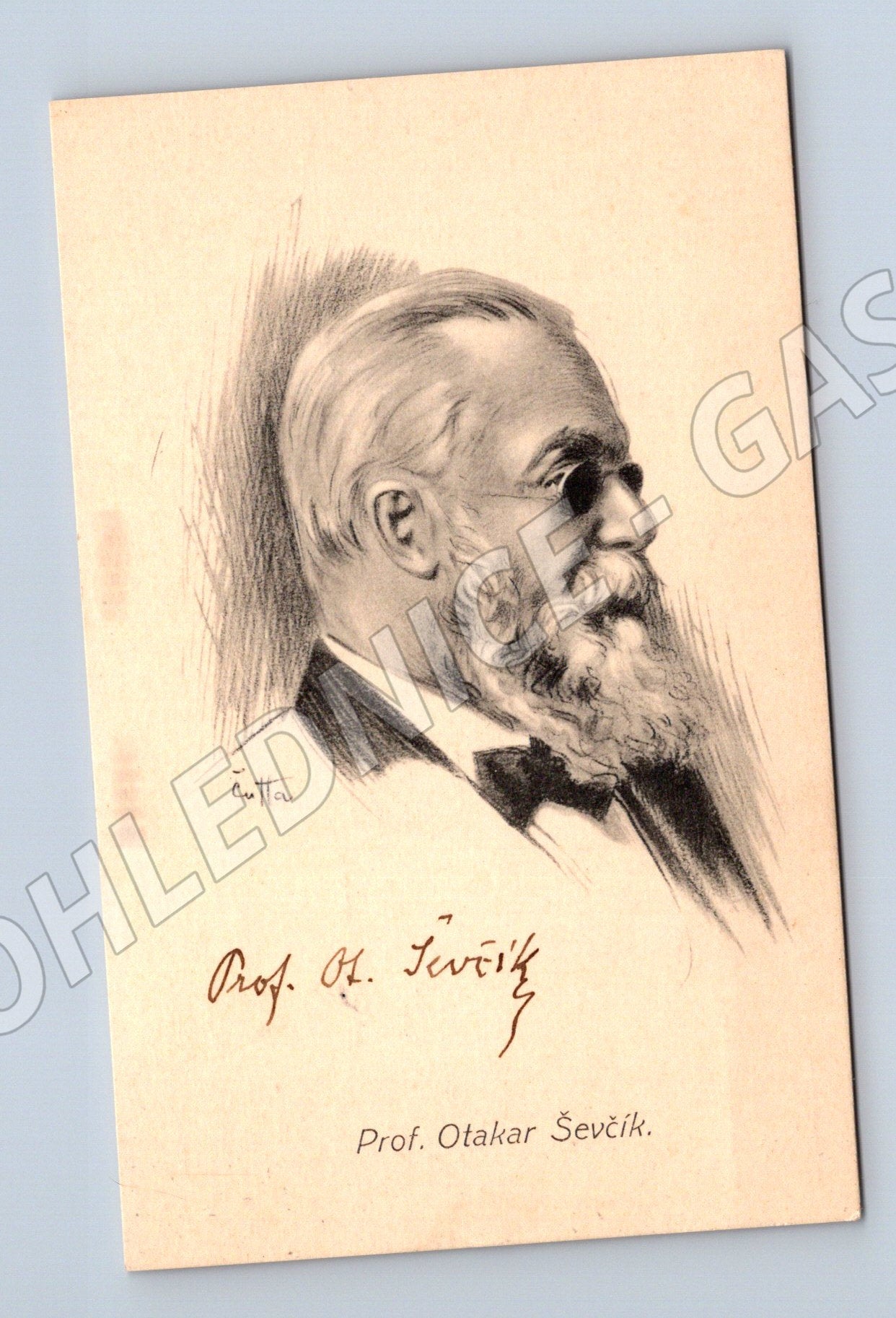 Postcard Otakar Ševčík violin teacher (M9070)