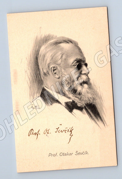 Postcard Otakar Ševčík violin teacher (M9070)