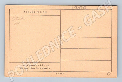 Postcard Zdeněk Fibich Our Heroes (M9076)