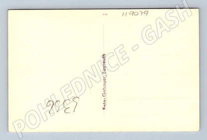 Pohlednice herec s lyrou Bayreuth (M9079)