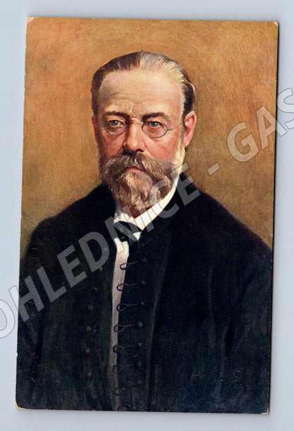 Pohlednice Bedřich Smetana portrét Jedlička (M9095)