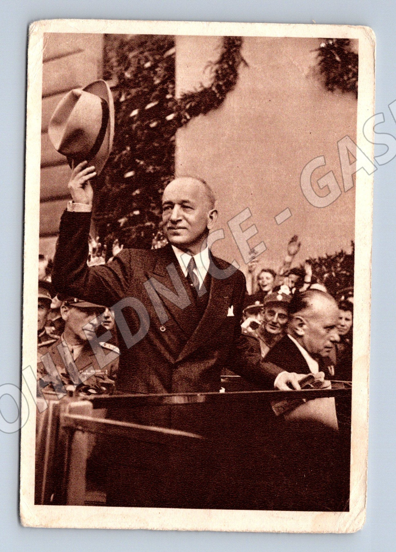 Postcard Edvard Beneš photo K Hájek original (M9112)