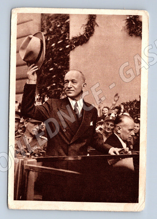 Postcard Edvard Beneš photo K Hájek original (M9112)