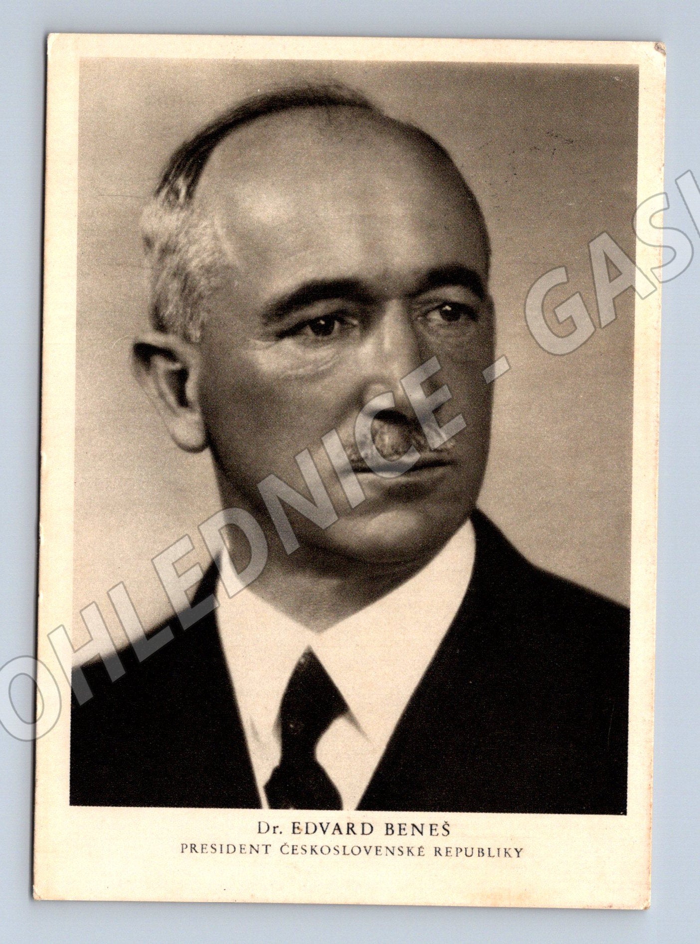 Pohlednice Dr Edvard Beneš razítko a známka (M9131)
