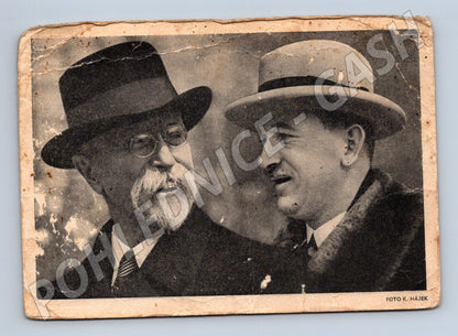 Postcard statesman PHOTO K Hájek historical (M9133)