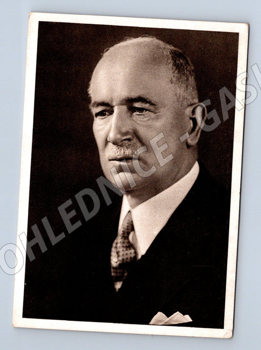 Postcard Edvard Beneš, President of Czechoslovakia (M9136)