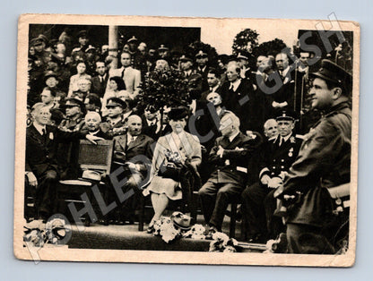 Pohlednice President Beneš s chotí Staromák (M9157)