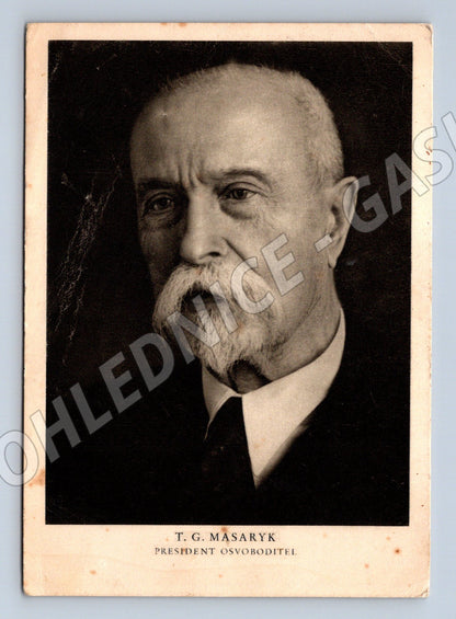 Postcard TG Masaryk President Liberator (M9163)