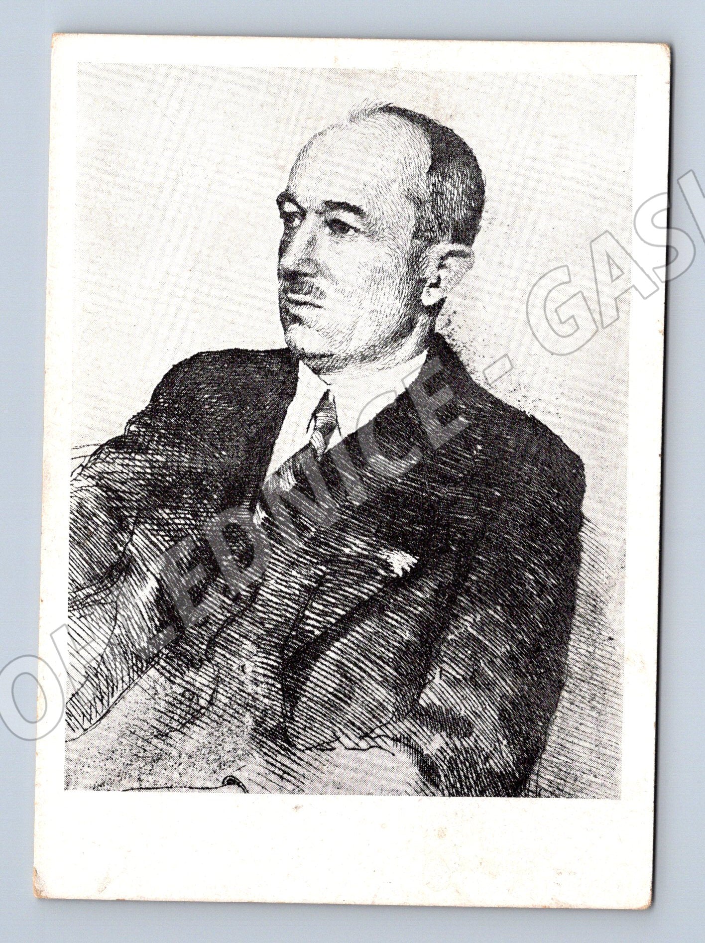 Pohlednice prezident Edvard Beneš čb ilustrace (M9164)
