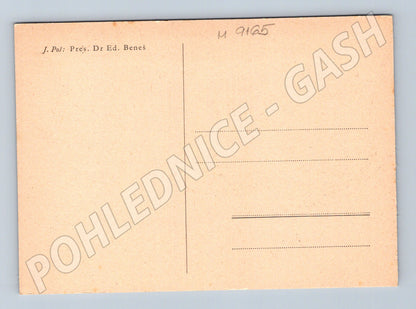 Postcard Dr Edvard Beneš portrait historical (M9165)