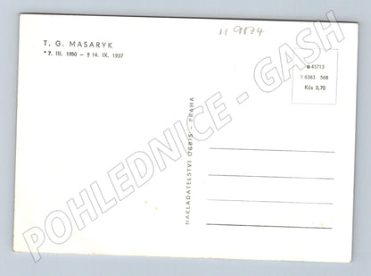 Pohlednice T G Masaryk portrét Orbis Praha (M9174)