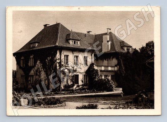 Postcard Masaryk family house Bystrička (M9176)