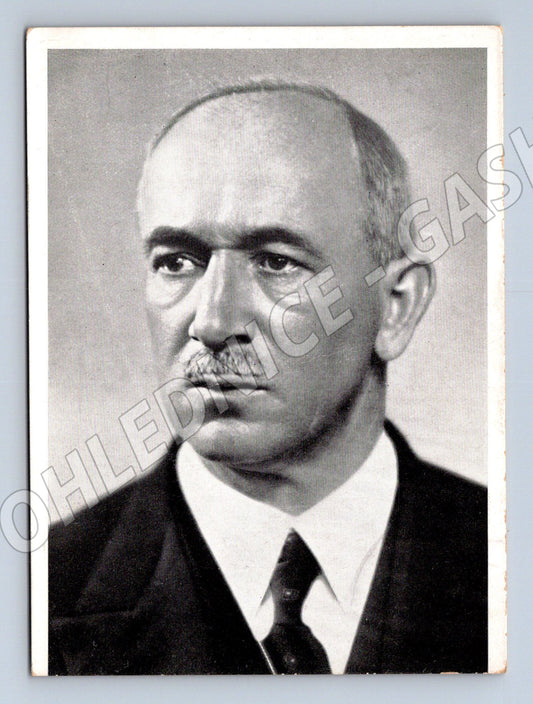 Postcard President of the Czechoslovak Republic Edvard Beneš original (M9182)