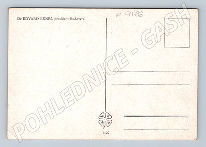 Pohlednice Dr Beneš s manželkou originál (M9186)