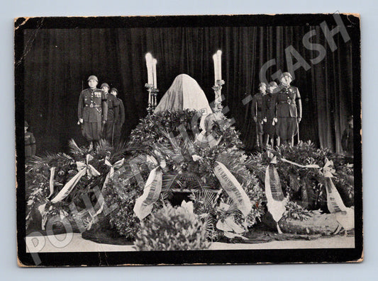 Postcard of the hearse of President Osvoboditel (M9187)