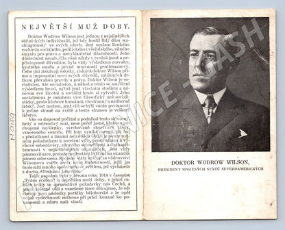 Pohlednice Woodrow Wilson Největší muž doby (M9189)