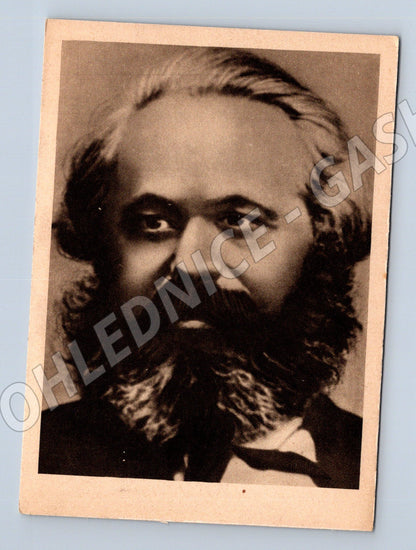 Postcard Karl Marx political figure (M9193)