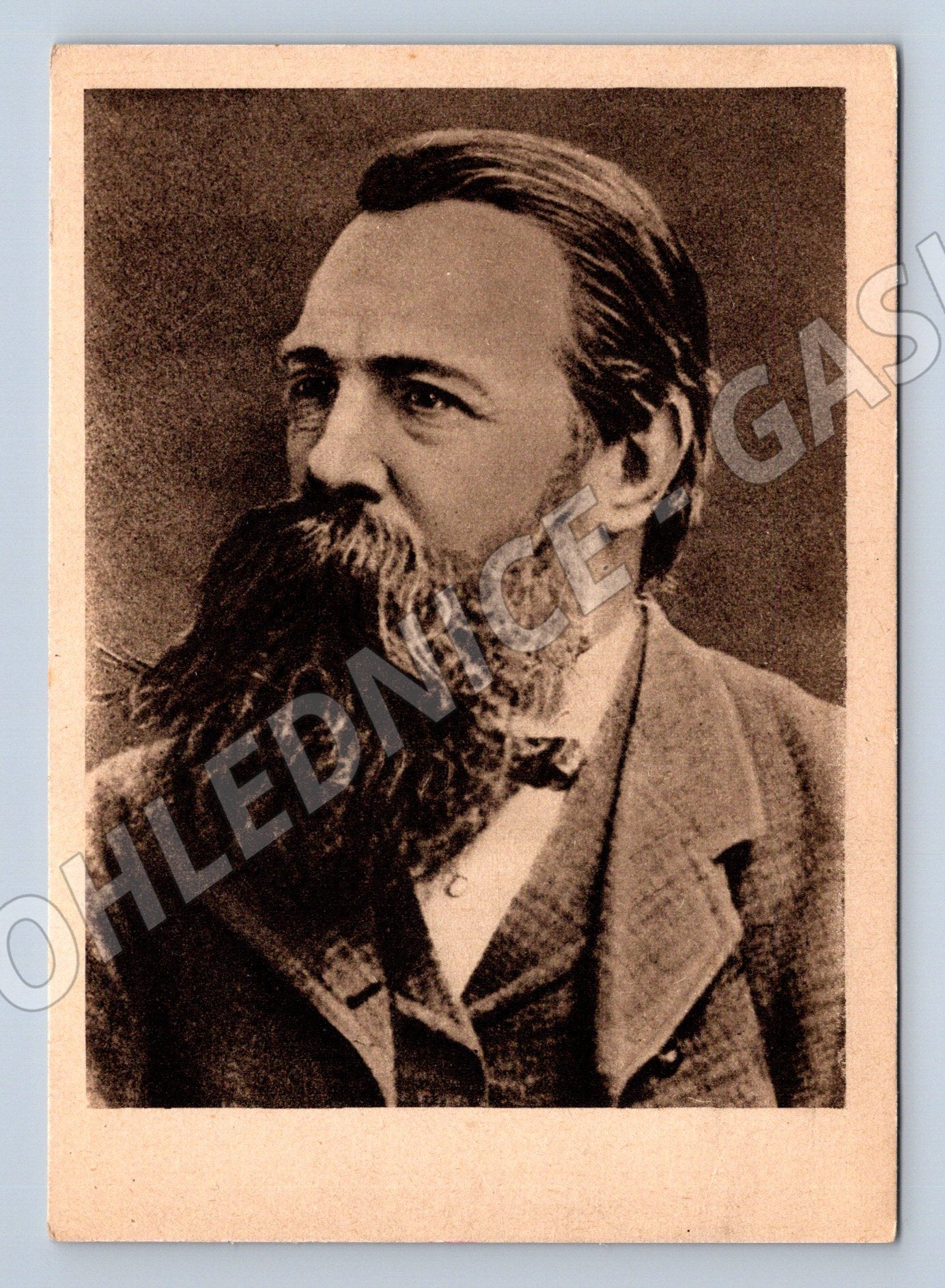 Postcard Friedrich Engels historical figure (M9194)