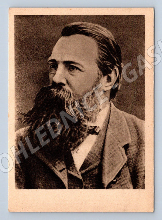 Postcard Friedrich Engels historical figure (M9194)